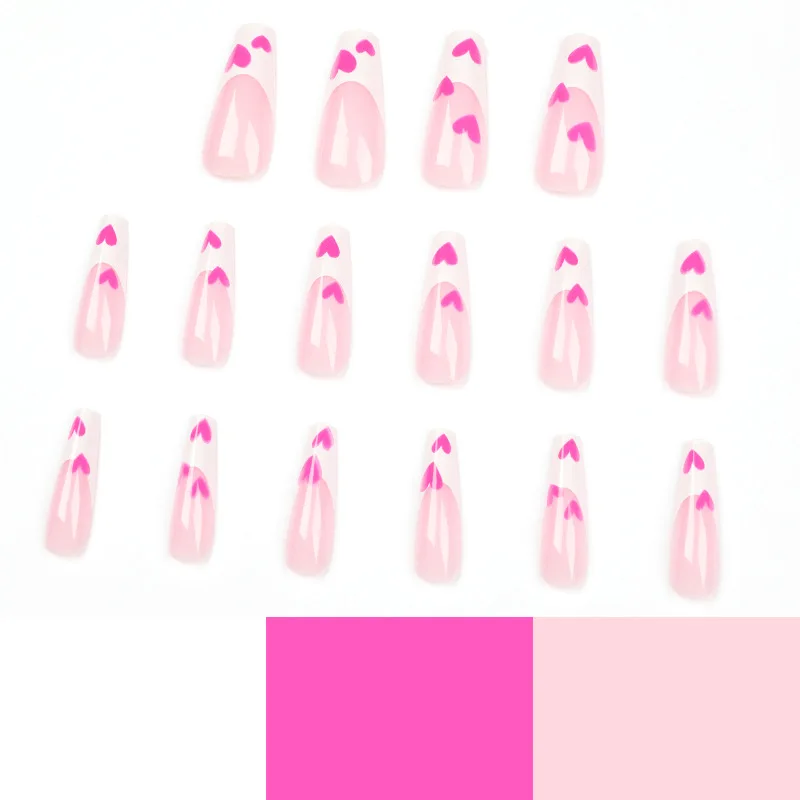 Nail Products 2022 Stick On False Nail Ballerina Coffin Custom Design Press On Nails