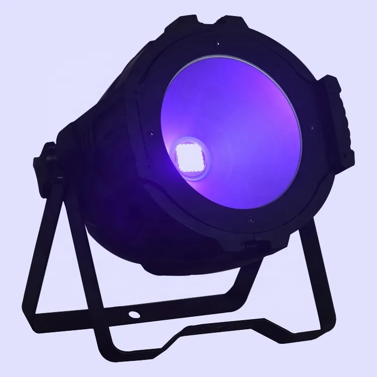  200 Вт Американский DJ 395-405nm Ультрафиолетовый черный COB Cannon DMX Wash Par64 Can Spot W UV LED Par 64