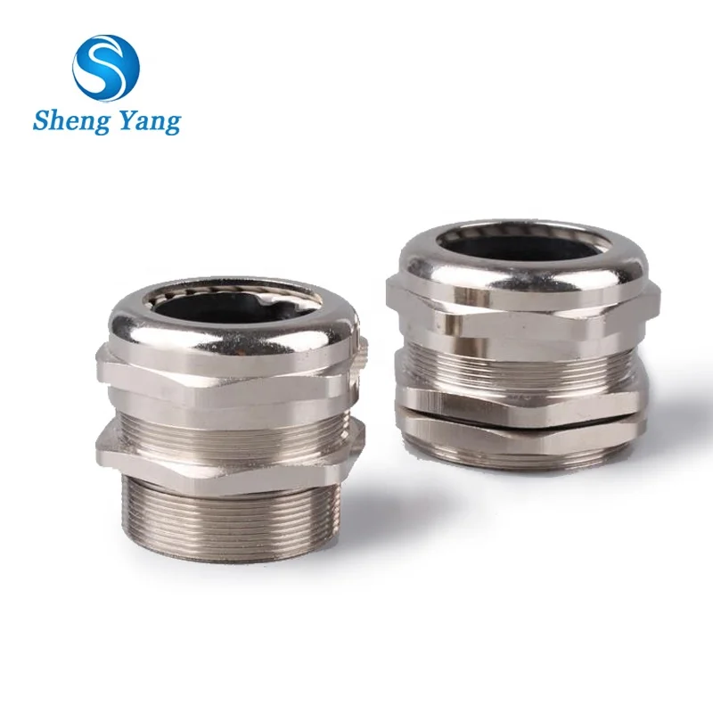 SY IP69 высокое качество никелированная латунь водонепроницаемый металлический PG Тип кабельный ввод Электрический