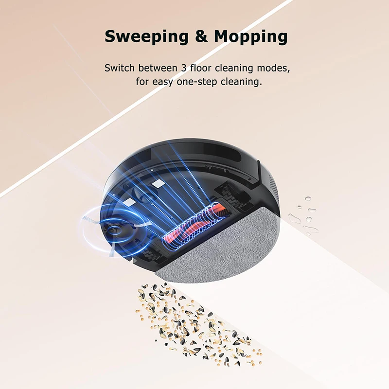 Xiaomi Robot Vacuum E10C 3500Pa Powerful Suction Fan Blower Combination of Multiple sensors App Control Smart Water Tank