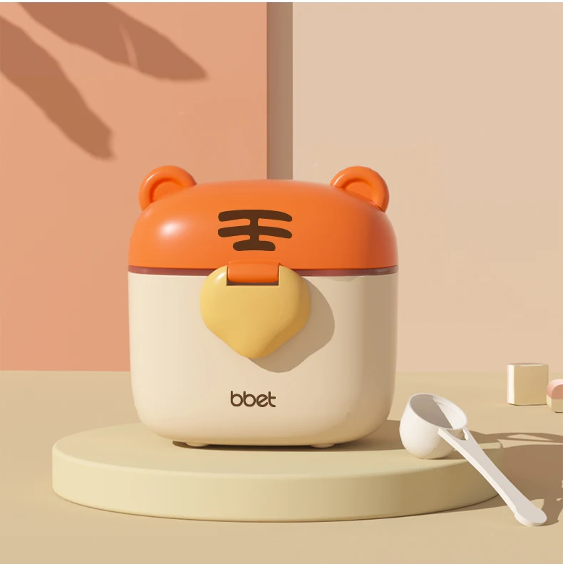 Food Grade baby milk powder/food/snack storage box Food container Reusable toddle kids snack container