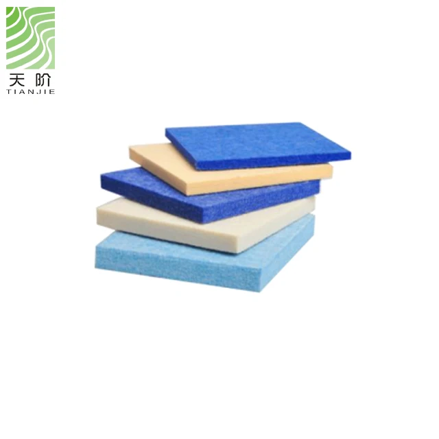 Acoustic Board Studio interior Soundproofing Top Wall Sound diffuser wall 3d Polyester Sound Absorption Panel