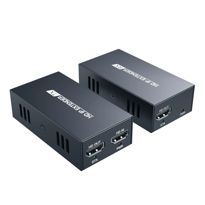 Professional 150M 1080P TCP/IP Cat6 Audio Video Extender With Loop