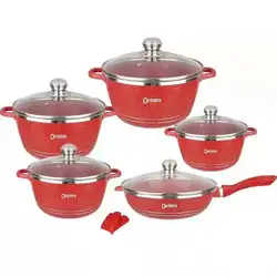 Wholesale high quality family kitchen custom cooking non stick enamel cast iron cookware set