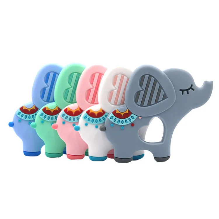 
New Design Sensory Baby Teething Toys, Soft Bpa Free Elephant Teether, Food Grade teether silicone 