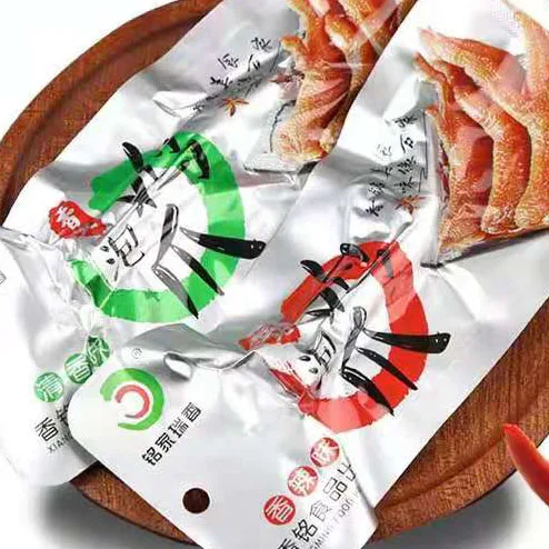 ming jia rui xiang crispy 37gram*240 bags spicy  chicken feet for Office Leisure Snacks