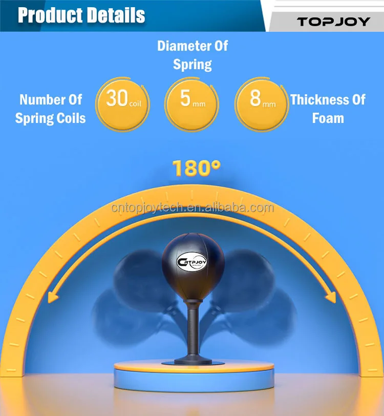 High Quality Desktop Pressure Releasing Boxing Speed Ball Punching Ball Kids Reflex Punching Bag