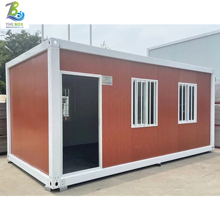 Низкая цена легкая сталь 20 футов плоский контейнер модульные дома сборные крошечные