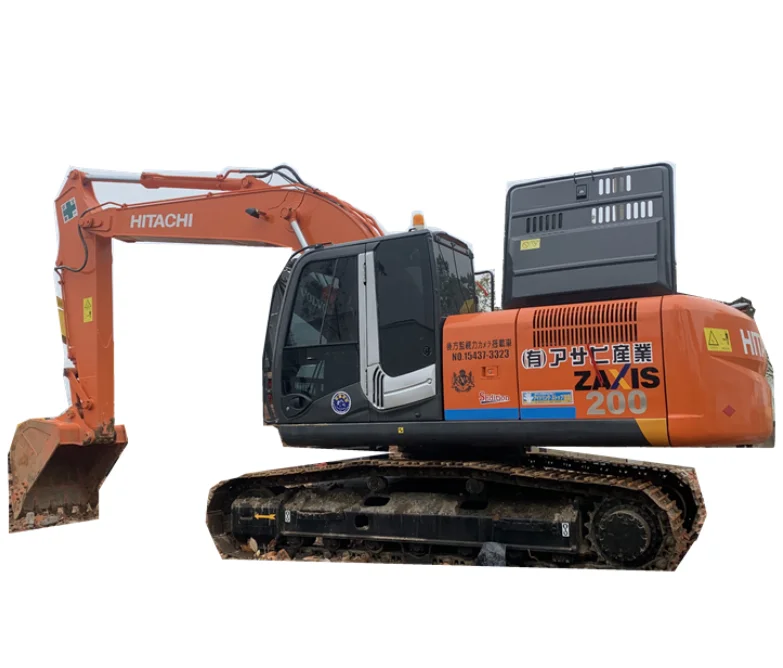 Used Hitachi ZX200 miniature crawler excavator is cheap in price and strong in performance
