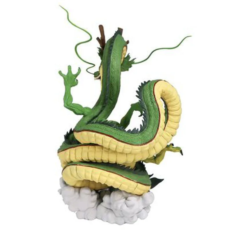 Anime 35CM DBZ Green Big Dragon Figure Super Large Figurine PVC Toys Model Statue Ornament