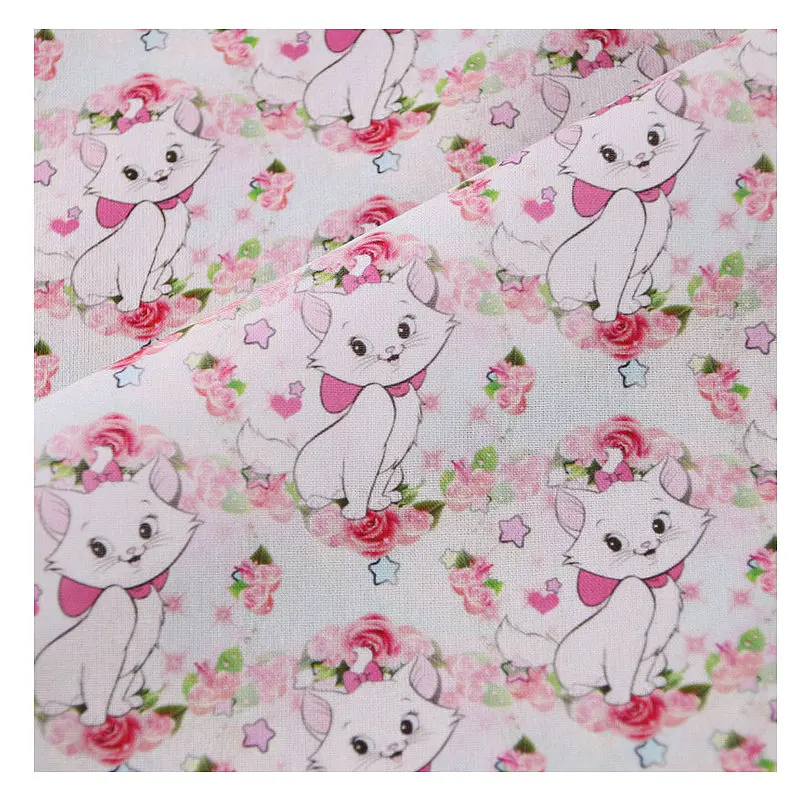 40s Organic Cotton Gauze Digital Printing Dress cotton woven Fabric textile