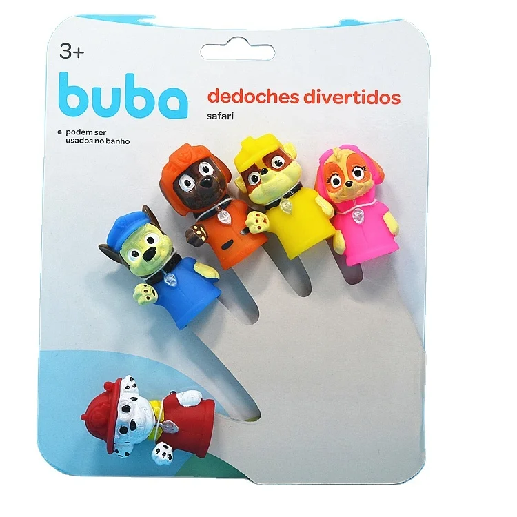 Wholesale Eco Friendly Customized Finger Toy Soft Mini Animals Finger Puppet Toy Set for Kids