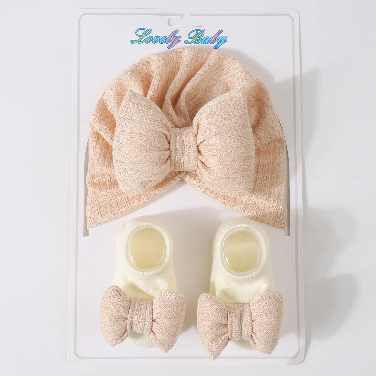 wholesale cotton Summer Sweet Baby Boy And Girl Shoes newborn baby 0 To 1 Year Bowknot Baby Hat socks gift Set Popular