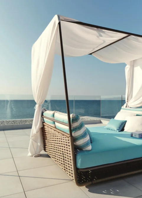 
New Design Outdoor Bali Double Day beds 