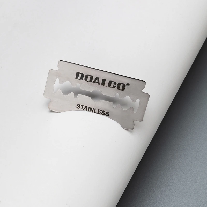 Doalco 10pcs/Small Box 100pcs/Big Box Single High Quality Double Edge Shaving Razor Blades for Face Shave