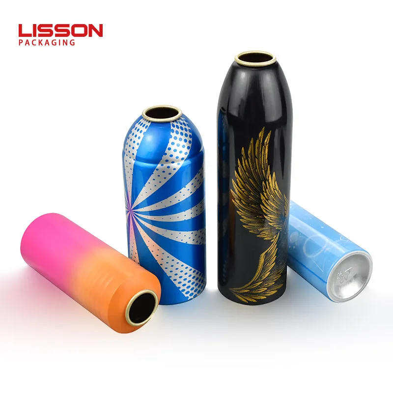 Wholesales Refillable High quality cosmetic aluminum metal food beverage Defensive Spray Aluminum Aerosol Cans