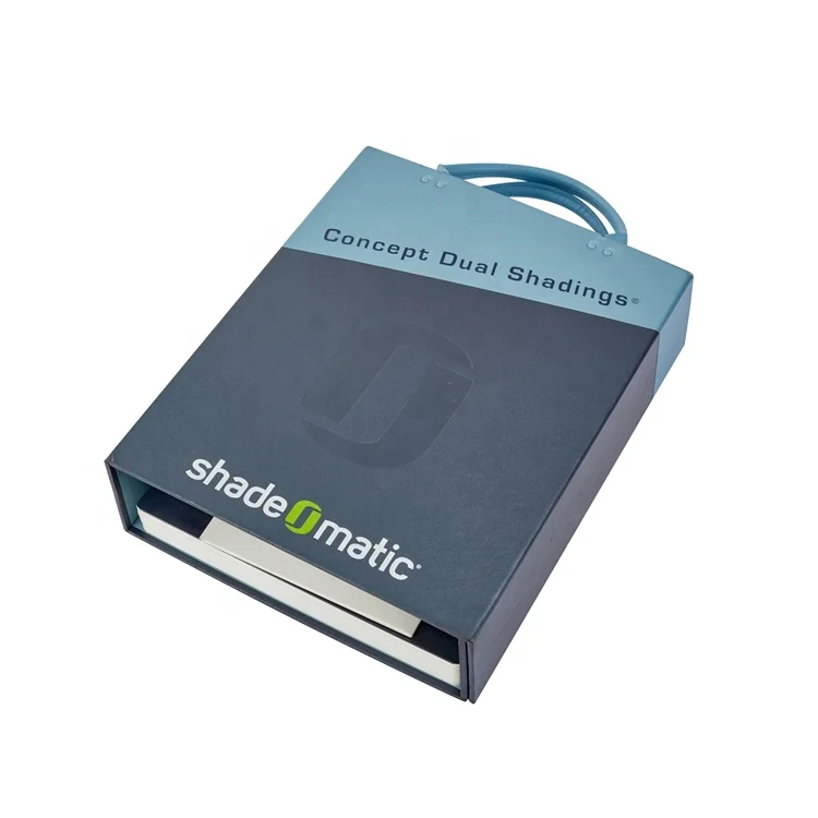 factory custom fabric detachable color card with binder dual shade swatch sample book