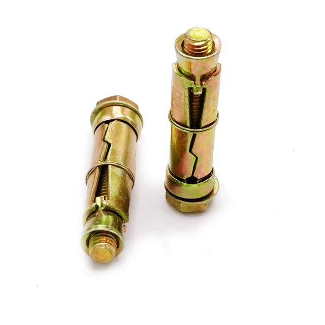 High Quality Factory Manufacture 3 Pieces Fixing Expansion Shield anchor with hex bolt