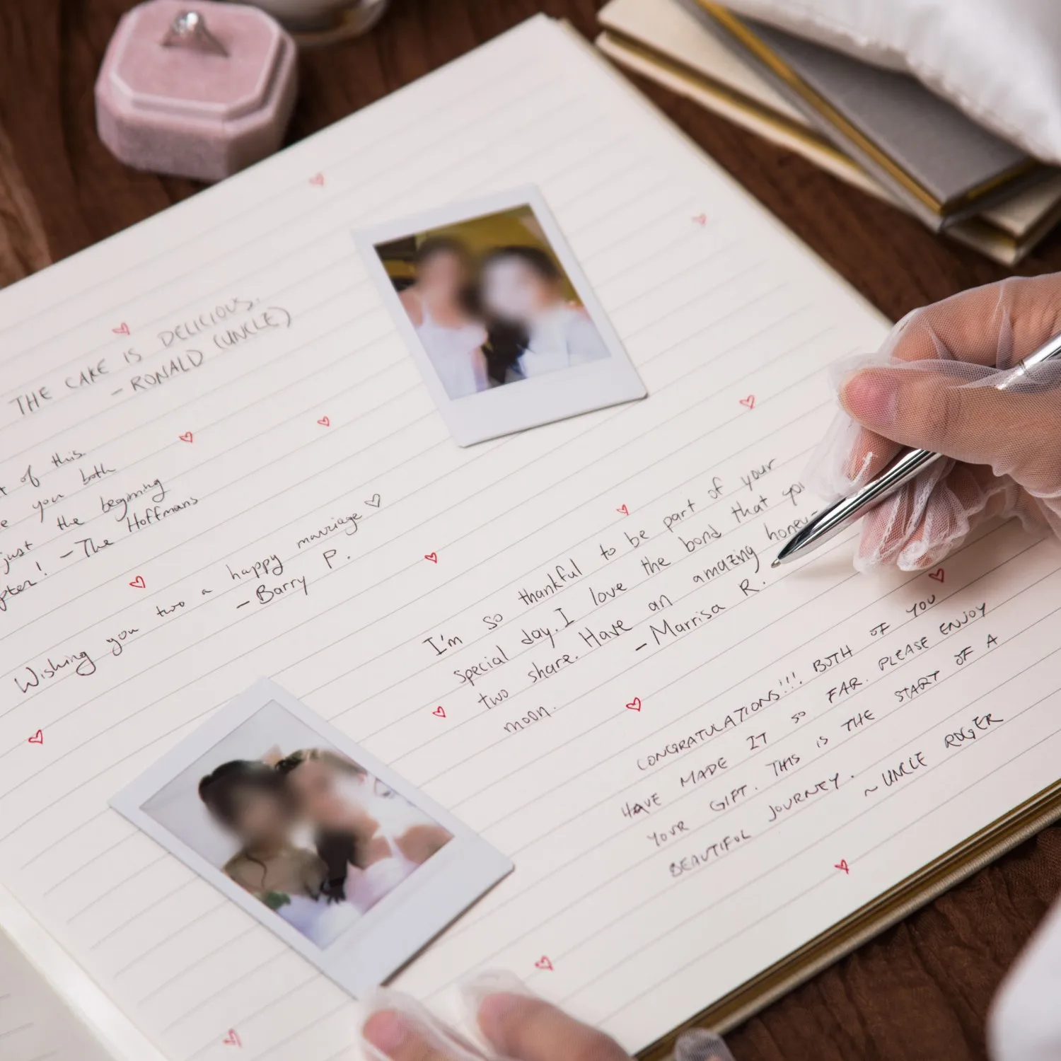 12X12 Premium Canvas Lined Cream Engagement Party Modern Reception Signing Linen Wedding Decor Guest Book Sign Guestbook