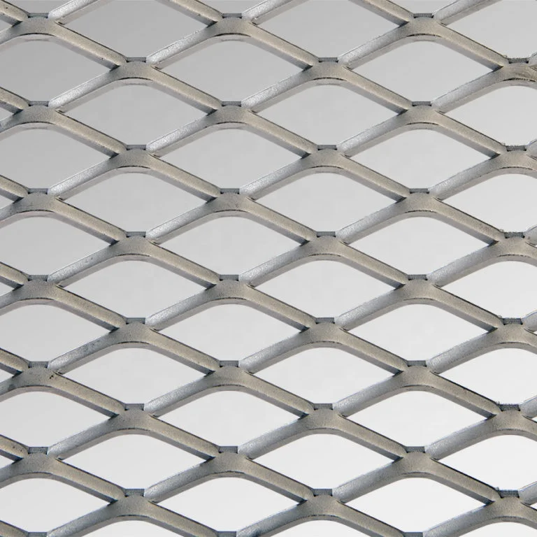 High quality expanded metal mesh stainless steel lattice metal mesh rolls