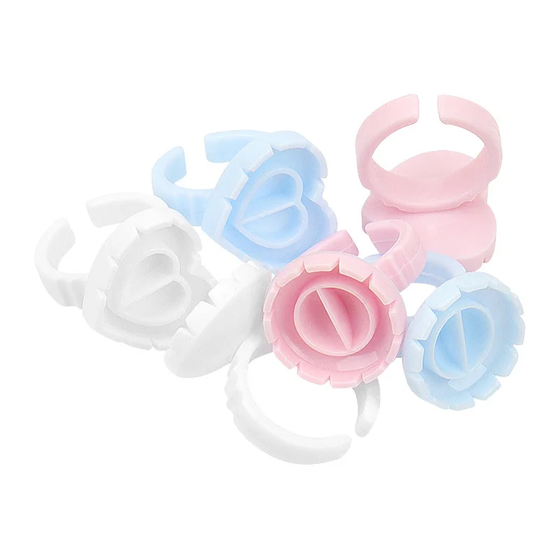 Disposable Microblading Pigment Cups Brow Rink ink Cup Holder Tattoo Eyebrow PMU Supplies Silicone Permanent Makeup Accessories