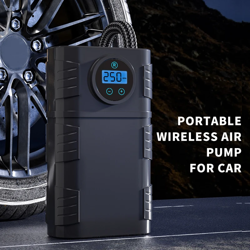 Factory vehicle air pump compressors support customization Handheld inflator For car tires bike Mountain SUV