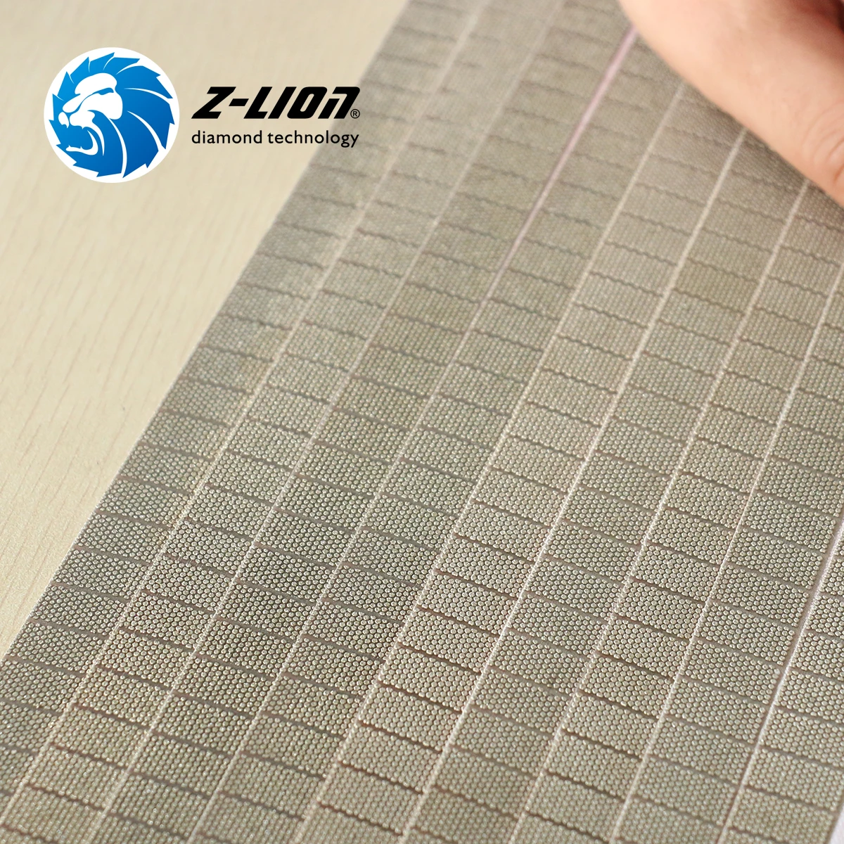 Z Lion Electroplated Diamond Tools Abrasive Sanding Belt for Thermal Spraying Materials