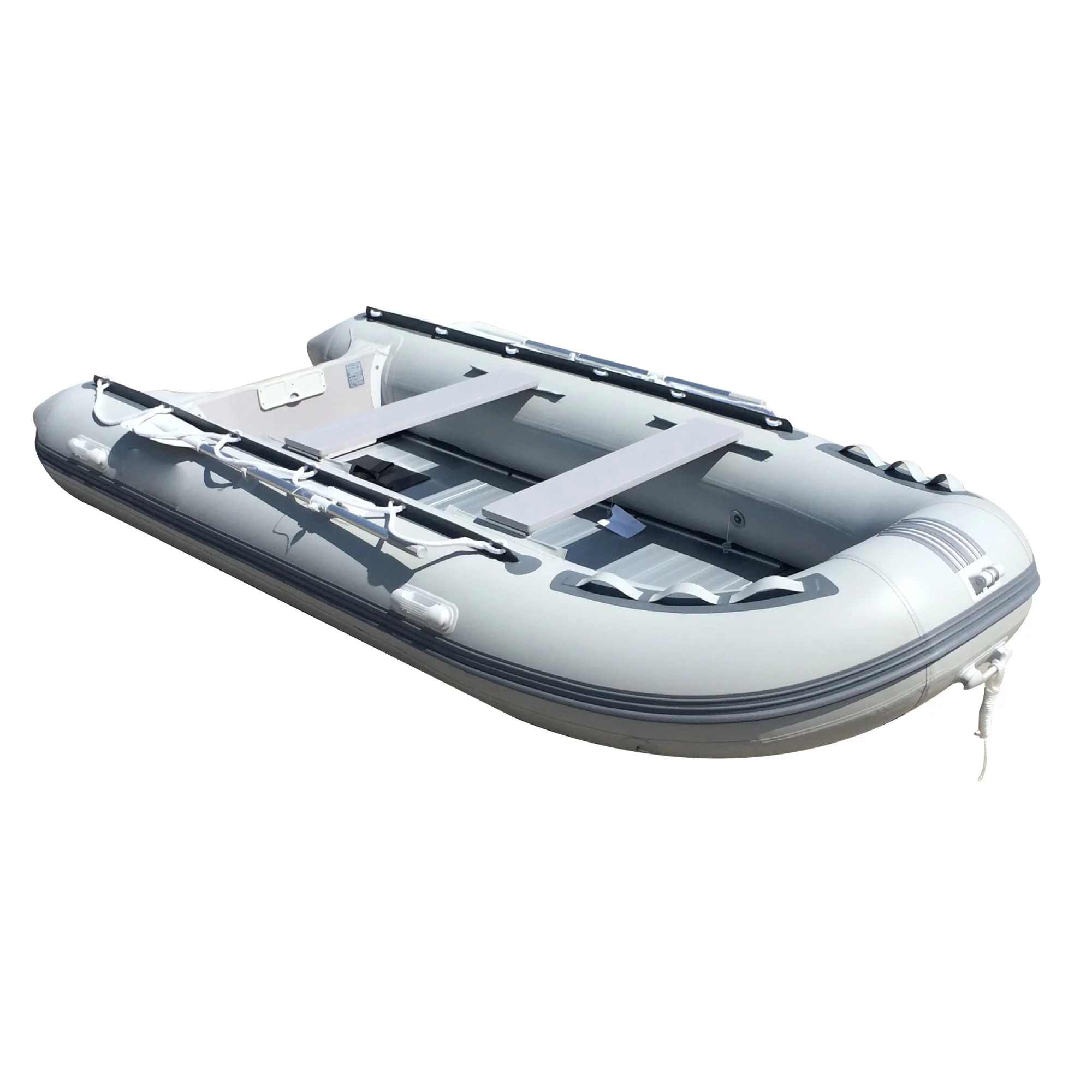 Pvc Aluminum floor Fishing Inflatable Pontoon Boat