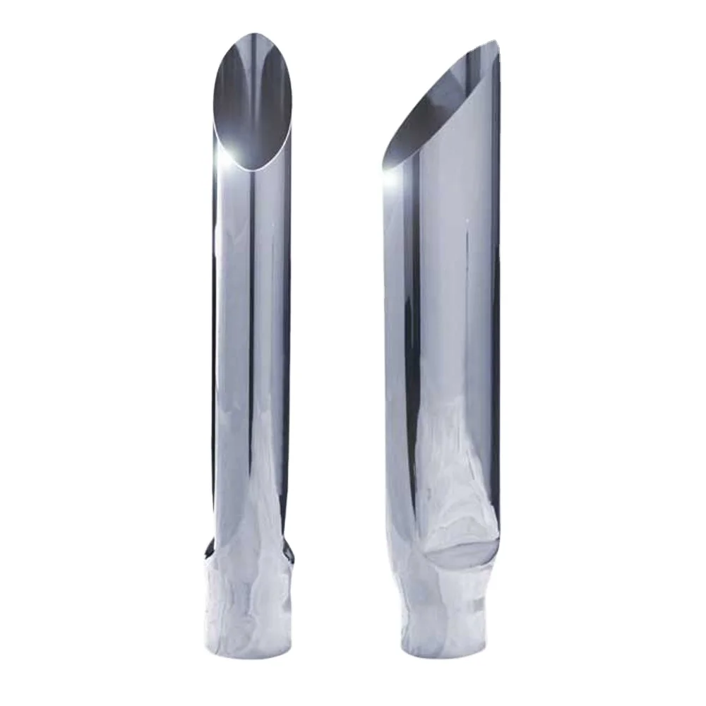 Tractor Truck Chrome Exhaust Curved Pipe Stack