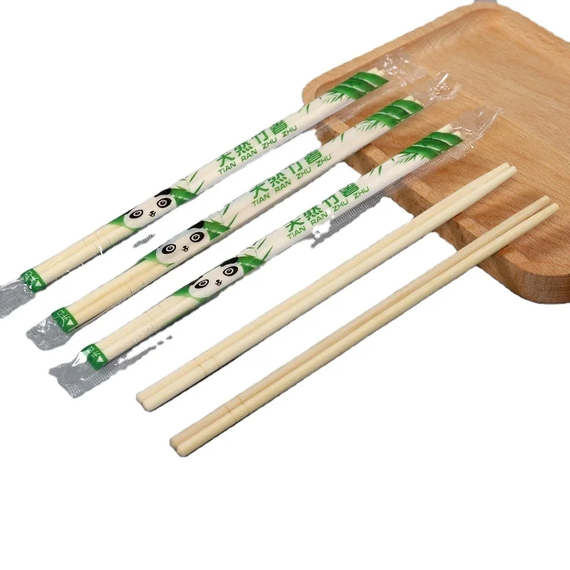 Wholesale 22cm Disposable Round Bamboo Chopsticks