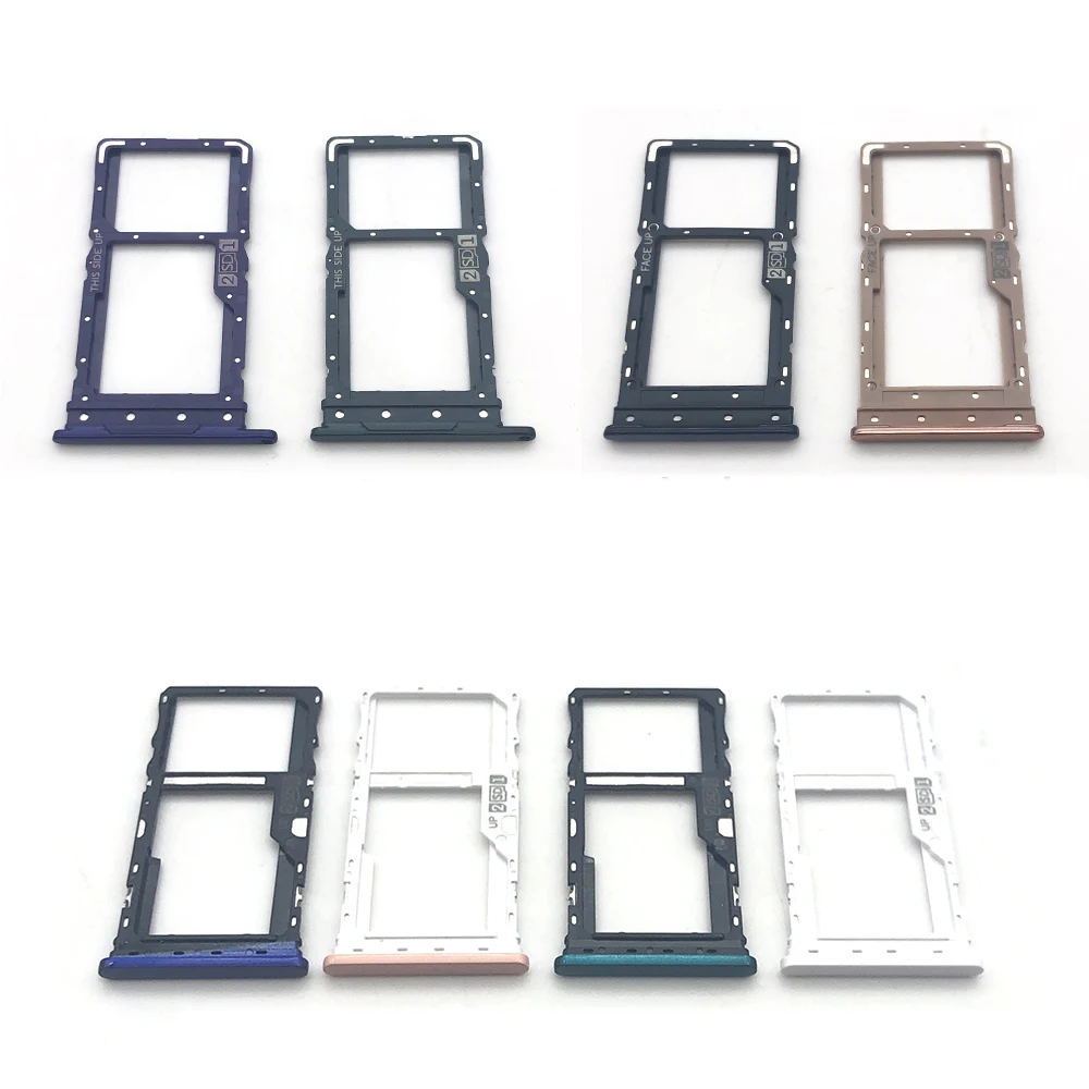 Micro Nano SIM Card Holder Tray Slot Holder Adapter Socket For Moto G9 Play / G9 Plus  Mobile Phone With Pin Replacement Parts