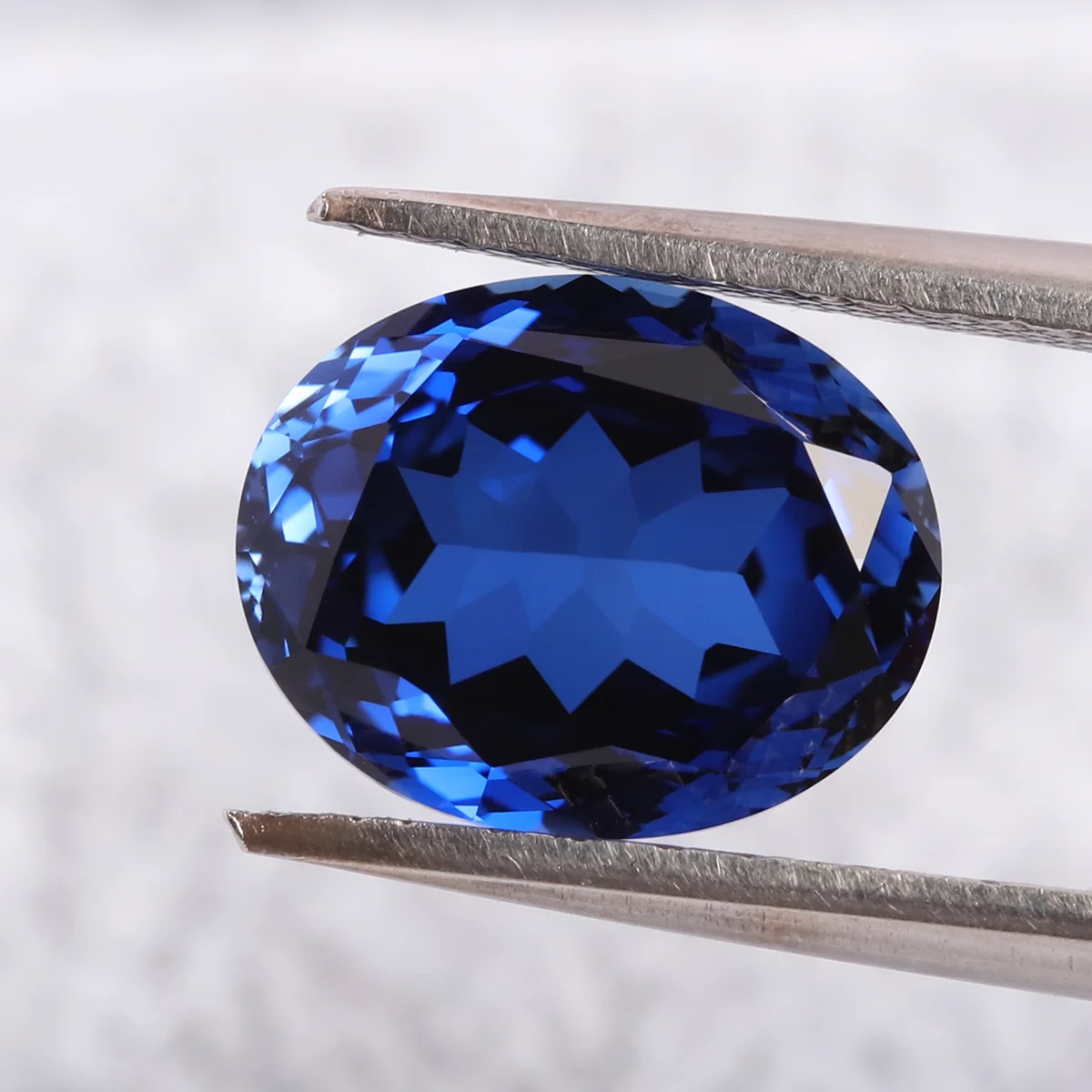 Wholesale Loose Lab Grown Sapphire 1-5 Carat Oval Shape Loose Sapphire Lab made Gemstone Supplier Prices