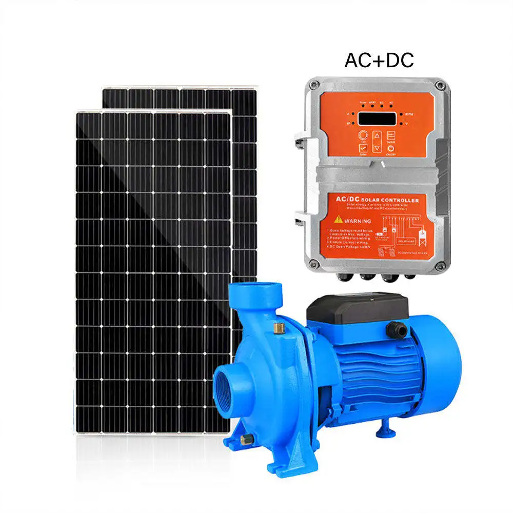 Custom Solar Land Pump 1500w Horizontal High Flow High Pressure Centrifugal Pump