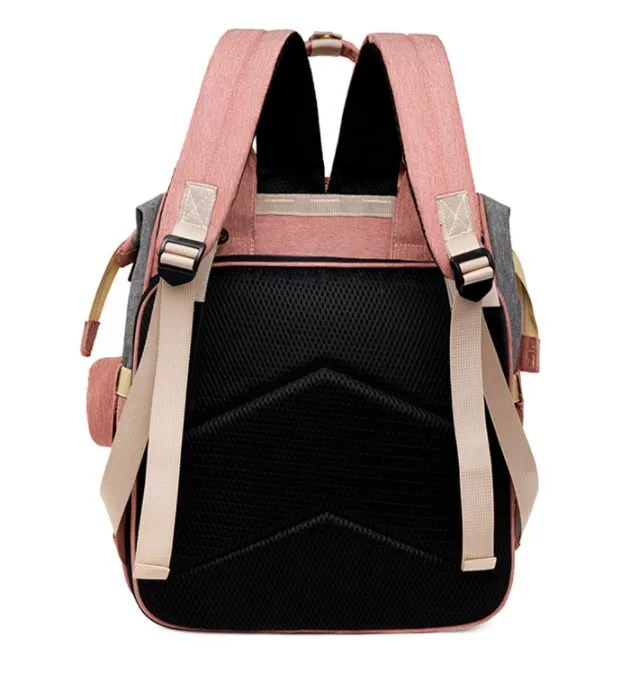 Amazon Hot Sale Multi functional Custom Logo Travel Maternity Bag Baby Waterproof  Diaper Bag Large Capacity Backpack Bags