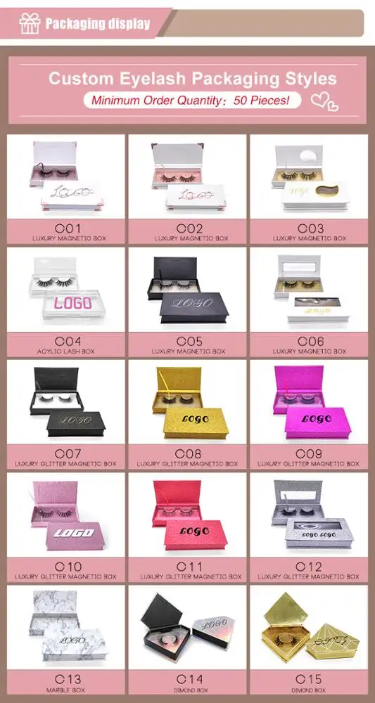 Shuying SY OEM производитель custom luxury 3d eye box eyelash packaging