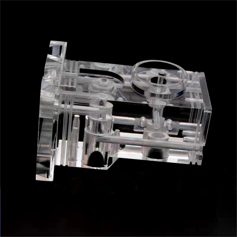 OEM precision CNC acrylic washing and drilling