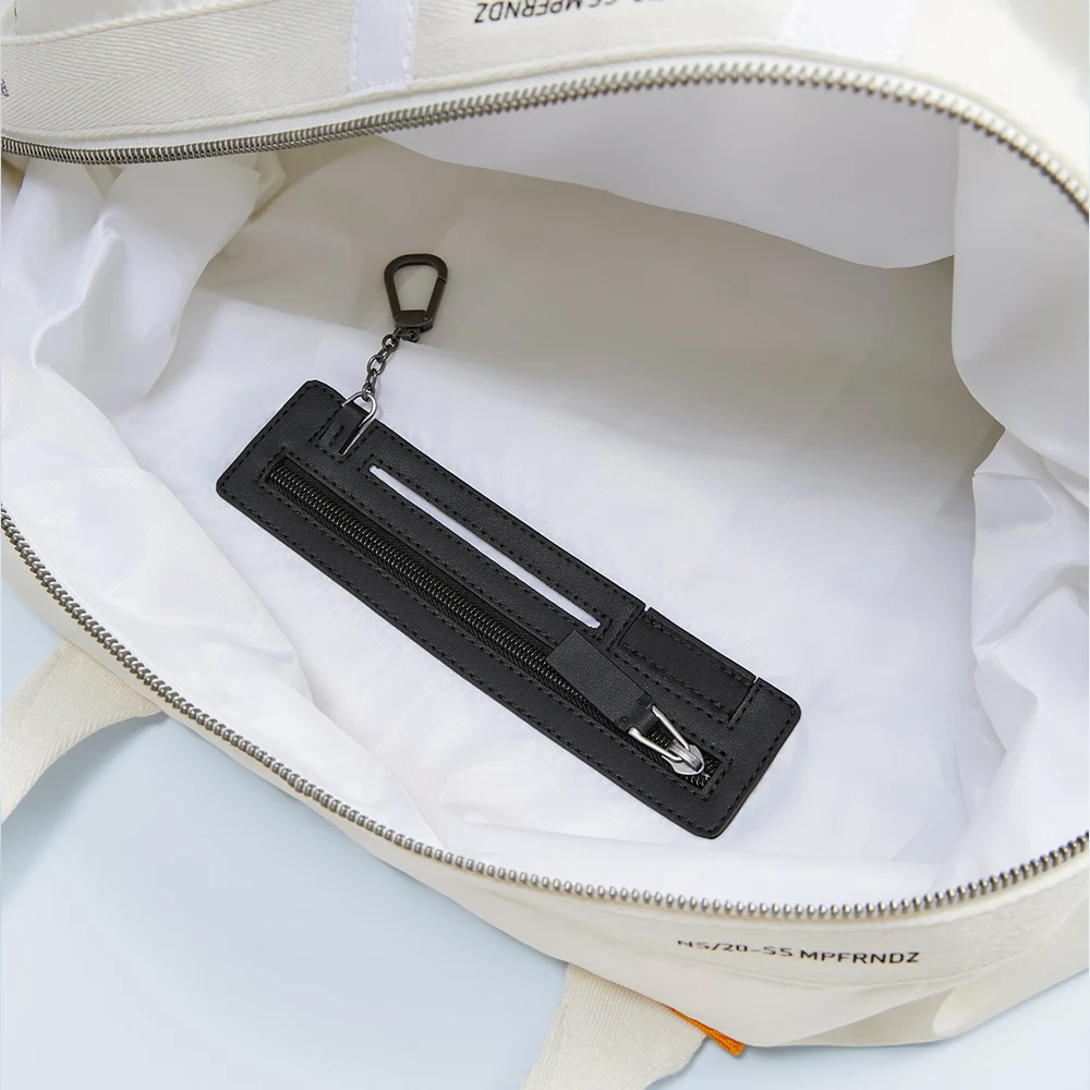 Custom High Quality Waterproof White Nylon Canvas Mens Travel Sport Bowling Bag For Men