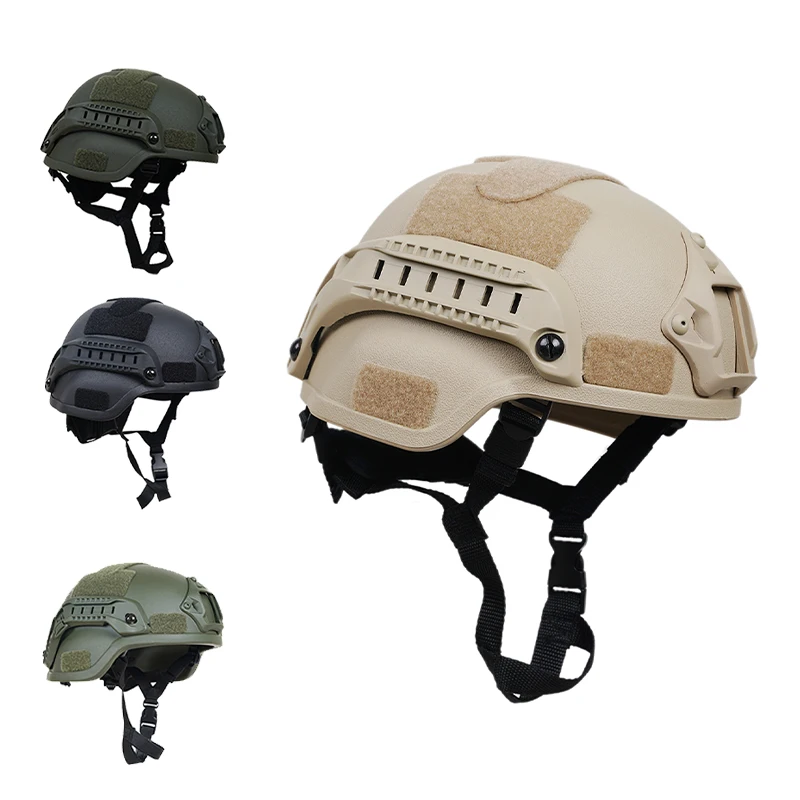 SIVI 2022 New Upgrade Top Design Self-Adhesive Shockproof Camouflage American Tactical FAST Ballistic Helmet