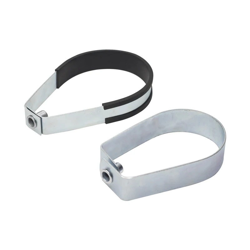 Customized Hanger Pipe Clamp With EPDM Rubber With Nut for fastening