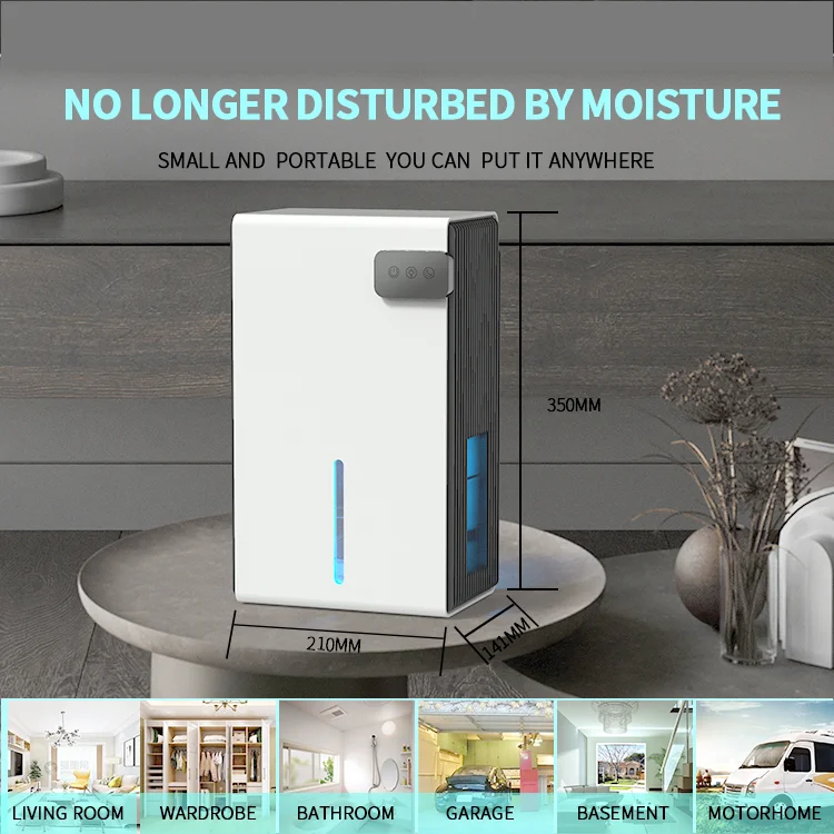 Wholesale Custom Portable Mini Household Smart Tuya WIFI Control Air Dryer Dehumidifier for Wet Weather