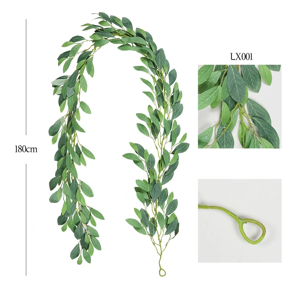 Artificial Plant Wall Home Decorations Artificial Willow Leaves And Willow Vines Artificial Flower Ornaments