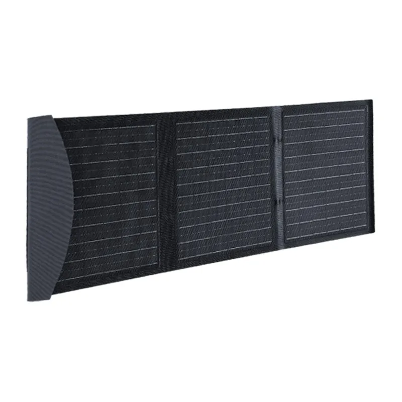 80W Foldable Portable Solar Panel Kit Small Picnic Table with Cell Phone Charging for Camping