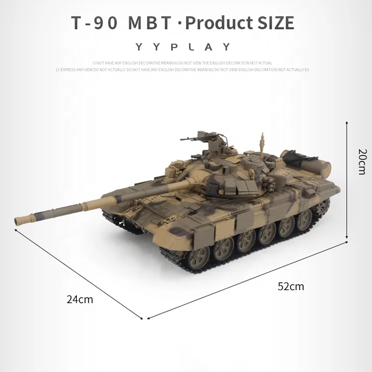3938-1 Heng Long 7.0 Ver. 2.4Ghz RC Tank Russia T90 Main Battle Tank Military Model BB+IR Battle RC Toys Tank DIY Hobby Gifts