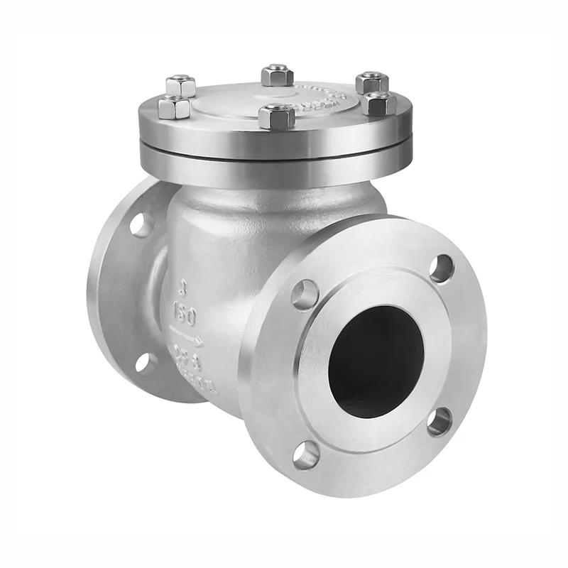  Wholesale 4' Water Stainless Steel 304 Flanged Flow Control Swing Check