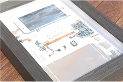 Custom Cheap Pine Wood Shadow Box Picture Mats Frames