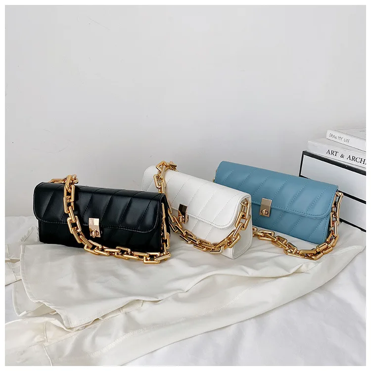 
New Style Vintage Flap Lock Classic Women Bags Casual Leather Shoulder Bags Clutch Crossbody Bag Handbag Messenger 