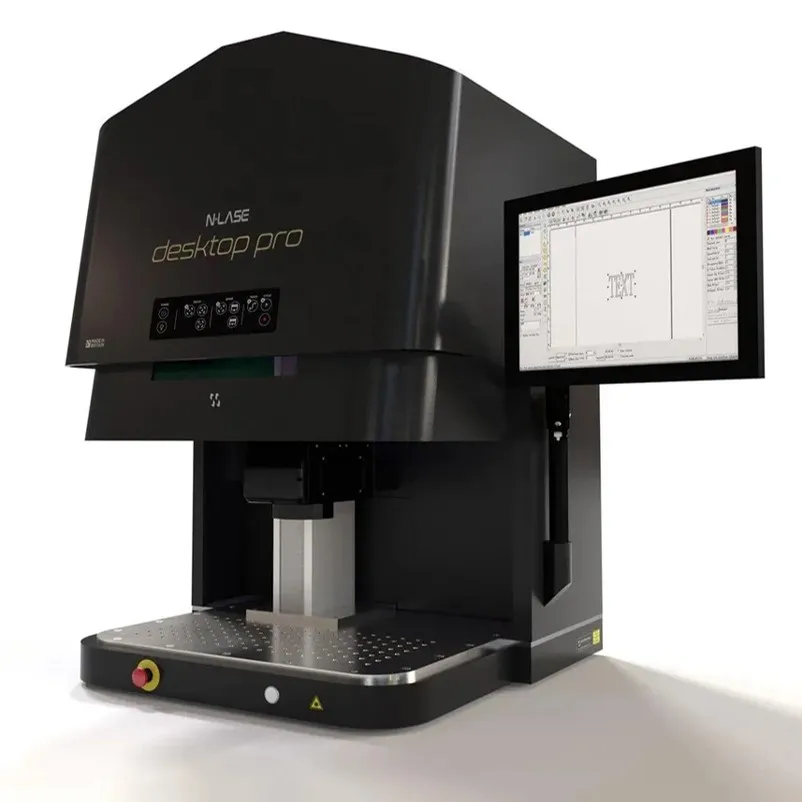 Engraving Machine Fiber Laser Machine UK Brand Plastic Metal Wood Laser Marking Etching Fiber Laser N-Lase Desktop Pro