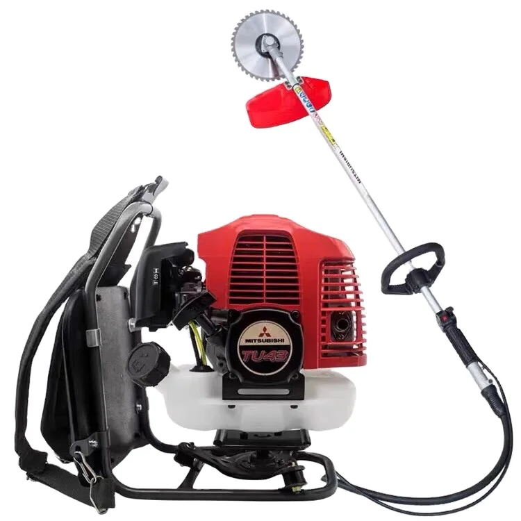 MITSUBISHI TU43 BRUSH CUTTER cutting machine mini paddy 42cc rice harvester grass trimmer