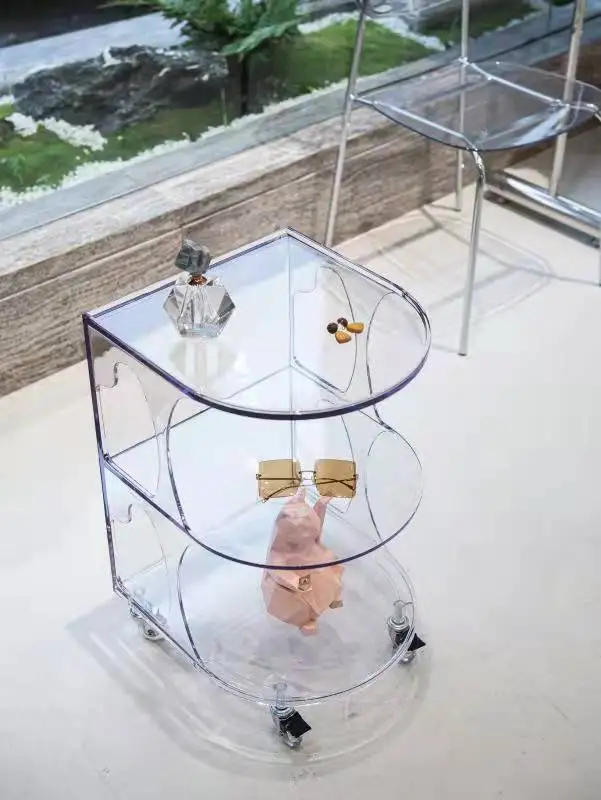 Multi-layer Kitchen Bedroom Plastic Movable Utility Plastic Storage Drawers & Carts On Wheels