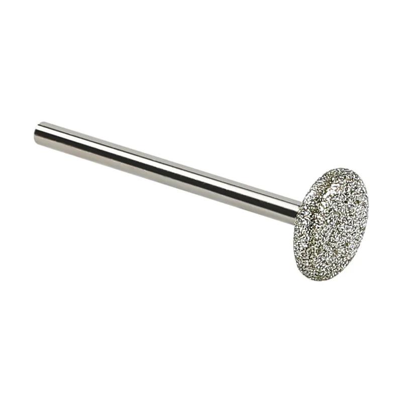Hot Sell Diameter Of Shank Circle Type Abrasive Tools Diamond Mounted Points Burr Carving Bits For Gem Marble